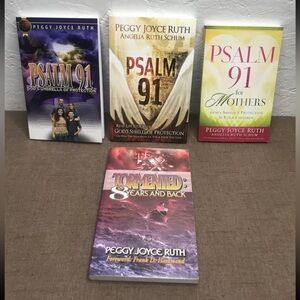 Lot of 4 Peggy Joyce Ruth Books - 3 Different Psalm 91 Versions & Tormented